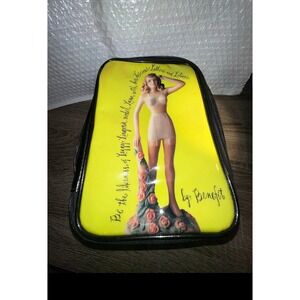 Benefit Cosmetics Vintage Pinup Lana Leggy Lingerie Makeup Bag Vanity Case large